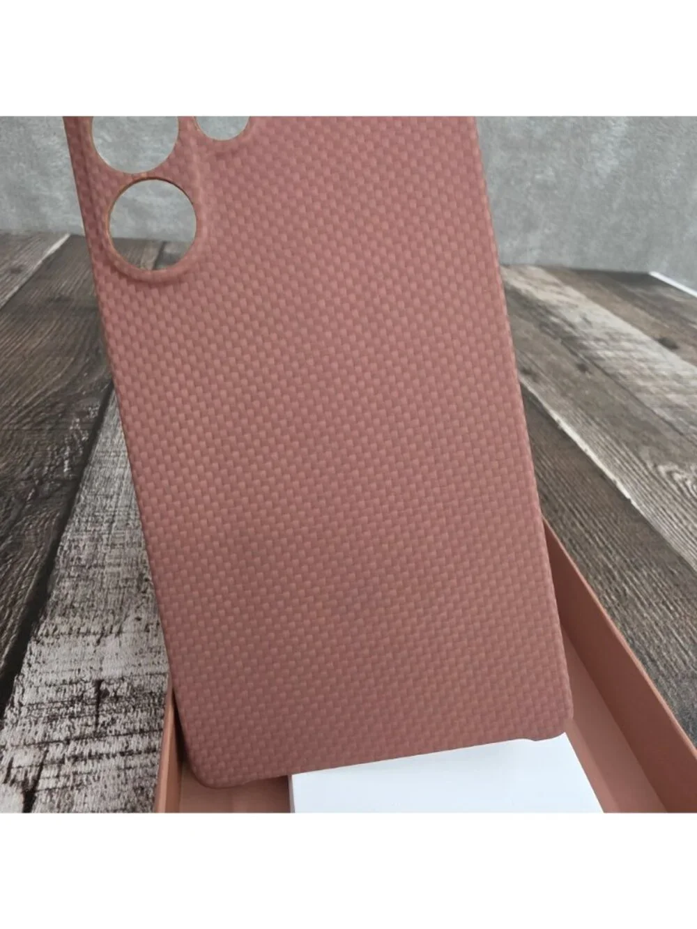 Latercase Samsung Galaxy S25 Ultra Thin Phone Case Coffee Brown Tan Aramid Fiber
